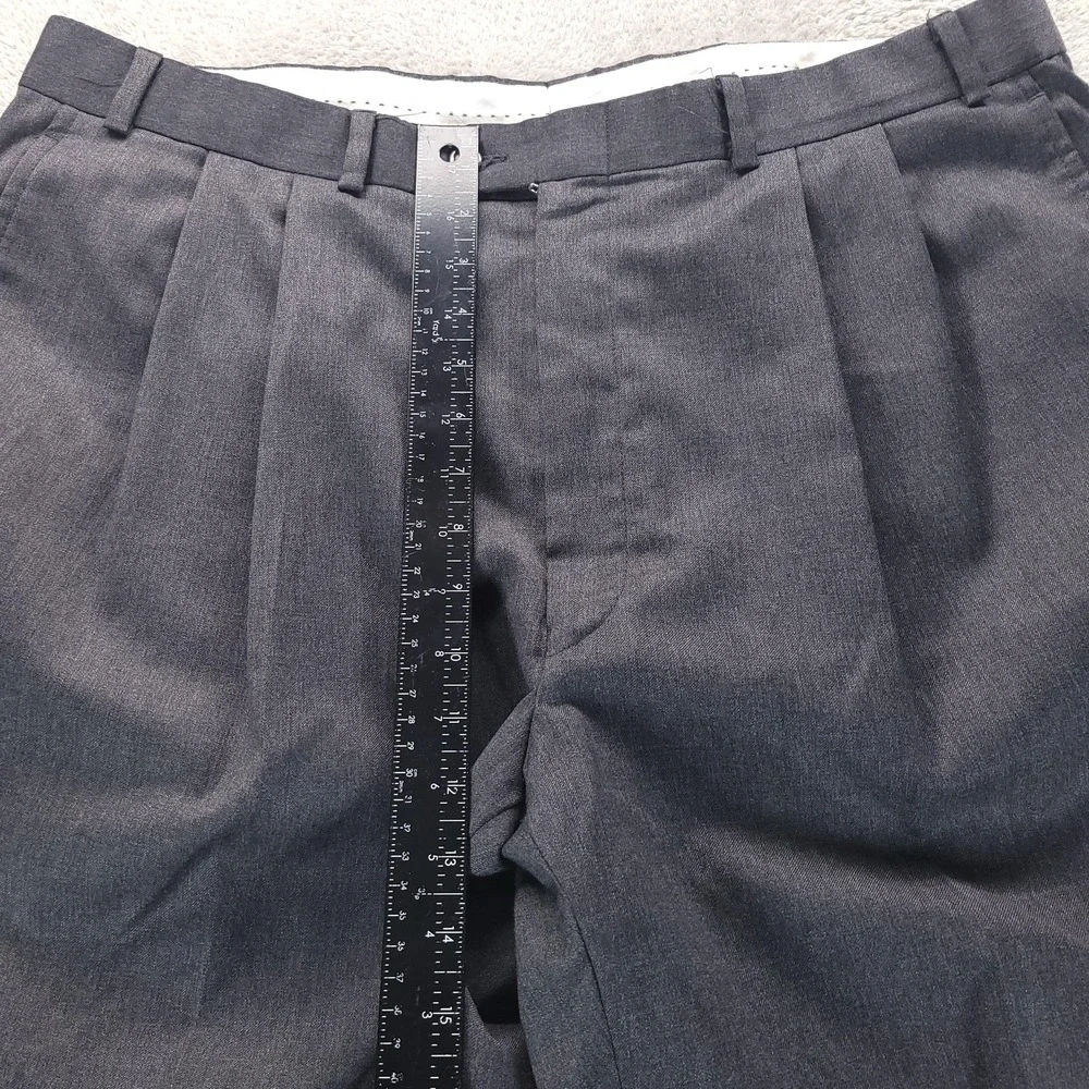 Lauren Ralph Lauren Suit Mens 44 36x32 Gray Wool 2 Piece Total Comfort Wedding